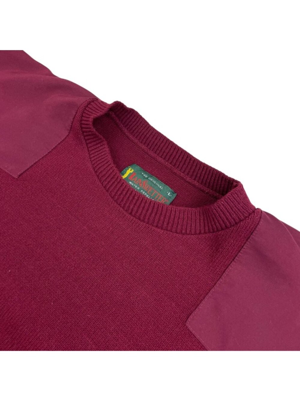 RainSwetter Men's Wind Rain Repellent Pullover Golf Sweater Red • USA • Large